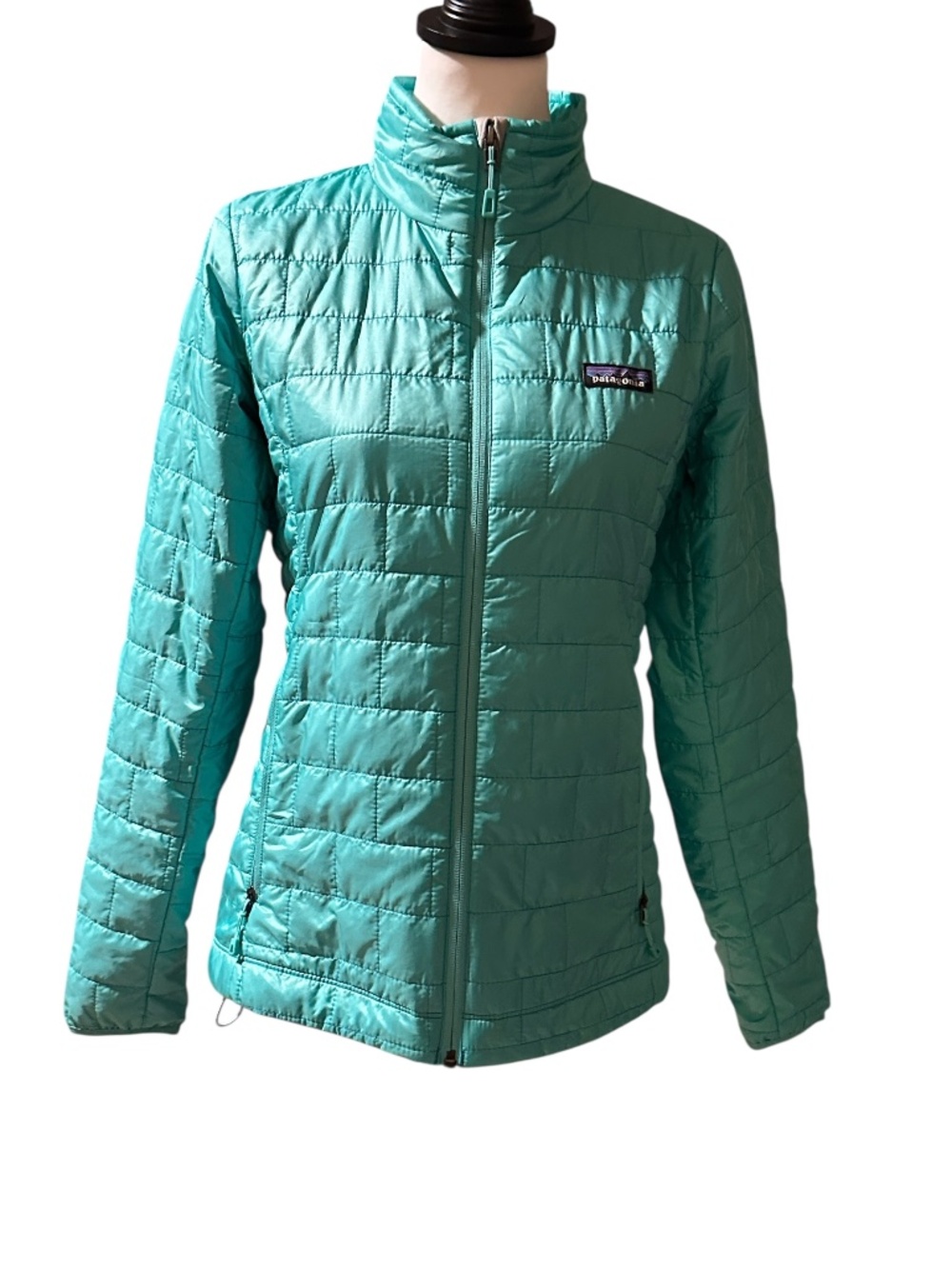 NWT Patagonia Quilted Women's Teal Nano Puff Jacket Water Repellent SMALL